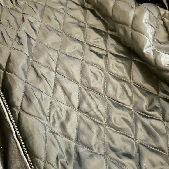 VTG Leather Bomber Jacket - Picture 4 of 8